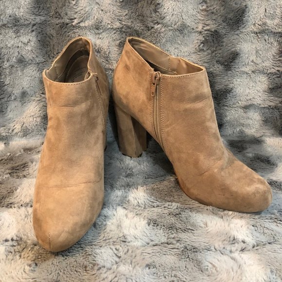 Madden Girl Shoes - Madden Girl Women's Party Ankle Boot - Tan US 9